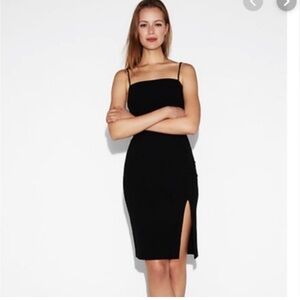 Express midi dress with slit